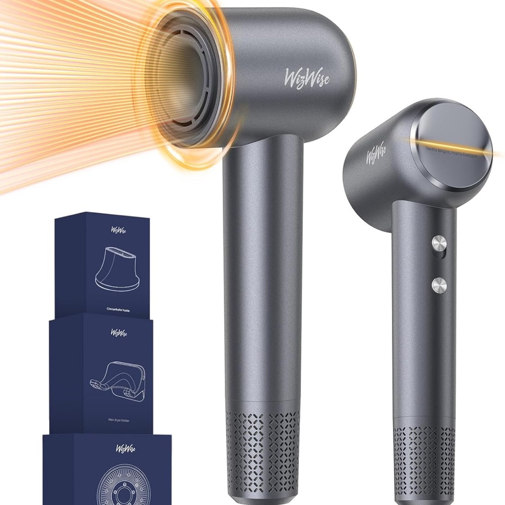 Ionic Hair Dryer, Overheating Protection Temperature Control 5 to 6 Min Fast